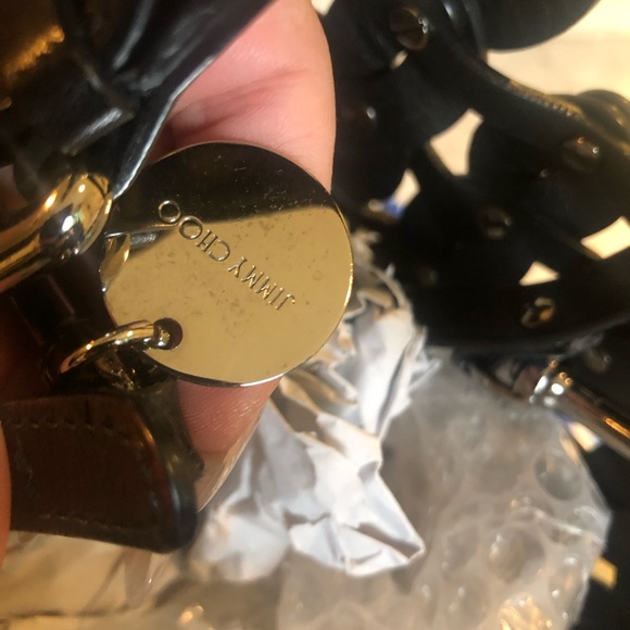 Rare Jimmy choo braided bucket bag with rivets - Picture 5 of 6